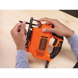 BLACK+DECKER Stichsäge KS701E orange/schwarz, 520 Watt