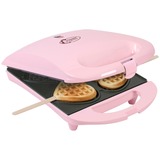 Bestron Herzwaffelautomat DSW271P , Waffeleisen rosa
