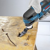 Bosch Akku-Multi-Cutter GOP 12V-28 Professional, 12Volt, Multifunktions-Werkzeug blau/schwarz, 2x Li-Ionen Akku 3,0Ah, in L-BOXX