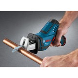 Bosch Akku-Säbelsäge GSA 12V-14 Professional, 12Volt blau/schwarz, 2x Li-Ionen Akku 3,0Ah, in L-BOXX