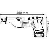 Bosch Akku-Säbelsäge GSA 18 V-LI Professional solo, 18Volt blau/schwarz, ohne Akku und Ladegerät