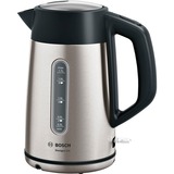 Bosch DesignLine TWK4P440, Wasserkocher edelstahl/schwarz, 1,7 Liter