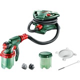 Bosch Farbsprühsystem PFS 5000 E, Sprühpistole grün/schwarz, 1.200 Watt, Düse für Lackfarben + Düse für Wandfarbe
