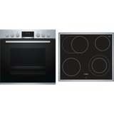 Bosch HND411LS65, Herdset edelstahl