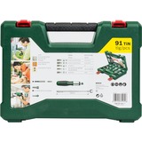 Bosch Heimwerken & Garten V-Line TIN Bohrer- / Bit-Set, 91-teilig, Bohrer- & Bit-Satz grün