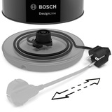 Bosch Home Wasserkocher DesignLine TWK3P423 schwarz, 1,7 Liter