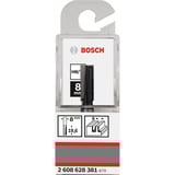 Bosch Nutfräser Standard for Wood, Ø 8mm, Arbeitslänge 19,6mm Schaft Ø 8mm, zweischneidig
