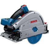 Bosch PRO Akku-Tauchsäge BITURBO GKT 18V-52 GC Professional, Handkreissäge blau/schwarz, 2x Akku ProCORE18V 5,5Ah, Führungsschiene, L-BOXX