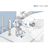 Bosch PRO Ceramic dry Bohrkrone, Ø 45mm, Bohrer für Winkelschleifer