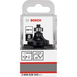 Bosch PRO Wood Abrundfräser, Radius 10mm Schaft Ø 8mm, zweischneidig, Anlaufkugellager
