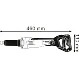 Bosch Professional Akku-Geradschleifer GGS 18V-23 PLC Professional solo, 18Volt blau/schwarz, ohne Akku und Ladegerät, in L-BOXX