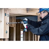 Bosch Professional Akku-Schlagbohrschrauber GSB 18V-110 C Professional solo, 18Volt, Schlagbohrmaschine blau/schwarz, ohne Akku und Ladegerät, L-BOXX