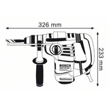 Bosch Professional Bohrhammer GBH 3-28 DRE Professional blau, 800 Watt, Koffer