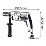 Bosch Professional Bohrmaschine GBM 13 HRE Professional blau/schwarz, 550 Watt
