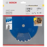 Bosch Professional EXPERT Construct Wood Kreissägeblatt, Ø 165mm, 24Z Bohrung 20mm, für Handkreissägen