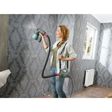Bosch Professional Farbsprühsystem PFS 2000, Sprühpistole grün/schwarz, 440 Watt, Düse für Lackfarben + Düse für Wandfarbe