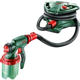 Bosch Professional Farbsprühsystem PFS 5000 E, Sprühpistole grün/schwarz, 1.200 Watt, Düse für Lackfarben + Düse für Wandfarbe