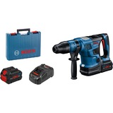 Bosch Professional PRO Akku-Bohrhammer BITURBO GBH 18V-36 C Professional blau/schwarz, 2x Akku ProCORE18V 8,0Ah, Bluetooth Modul, im Koffer