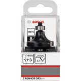 Bosch Professional PRO Wood Abrundfräser, Radius 12mm Schaft Ø 8mm, zweischneidig, Anlaufkugellager