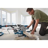 Bosch Professional Paneelsäge GCM 8 SJL Professional, Kapp- und Gehrungssäge blau/schwarz, 1.600 Watt