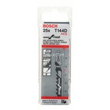 Bosch Professional Stichsägeblatt T 144 D Speed for Wood, 100mm 25 Stück