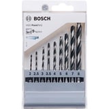 Bosch Spiralbohrer-Satz HSS PointTeQ Hex, Ø 2mm-8mm 9-teilig