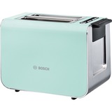 Bosch Styline Kompakt-Toaster TAT8612 türkis/silber
