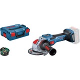 Bosch X-LOCK Akku-Winkelschleifer BITURBO GWX 18V-15 SC Professional solo blau/schwarz, ohne Akku und Ladegerät, Bluetooth Modul, in L-BOXX