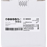 Bosch X-LOCK Fiberschleifscheibe R780 Best for Metal and Inox, Ø 115mm, K120 Bohrung 22,23mm