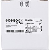 Bosch X-LOCK Fiberschleifscheibe R780 Best for Metal and Inox, Ø 115mm, K36 Bohrung 22,23mm