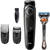 Braun BeardTrimmer 5 BT5242, Bartschneider schwarz/grau