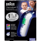 Braun IRT6520 Fieberthermometer ThermoScan 7 weiß, Infrarot-Ohrthermometer