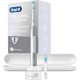 Braun Oral-B Pulsonic Slim Luxe 4500 Reise-Edition, Elektrische Zahnbürste platin