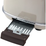 DeLonghi Toaster Icona Vintage CTOV 2103.BG beige, 900 Watt, für 2 Scheiben Toast