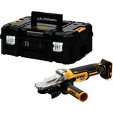 DeWALT Akku-Flachkopf-Winkelschleifer DCG405FNT, 18Volt schwarz/gelb, ohne Akku und Ladegerät, in TSTAK Box