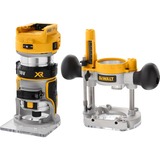 DeWALT Akku-Kombifräse DCW604NT, 18Volt, Oberfräse gelb/schwarz, ohne Akku und Ladegerät, in TSTAK Box