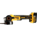 DeWALT Akku-Winkelschleifer DCG405P3, 18Volt schwarz/gelb, 3x Li-Ionen Akku 5,0Ah