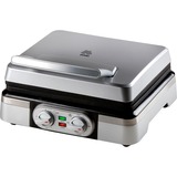 Domo Waffeleisen DO9149W silber, 1.400 Watt