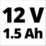 EINHELL Akku-Gras- und Strauchschere GE-CG 12 Li, 12Volt, Grasschere rot/schwarz, Li-Ionen Akku 1,5Ah
