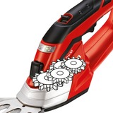 EINHELL Akku-Gras- und Strauchschere GE-CG 12 Li, 12Volt, Grasschere rot/schwarz, Li-Ionen Akku 1,5Ah