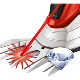EINHELL Akku-Gras- und Strauchschere GE-CG 12 Li, 12Volt, Grasschere rot/schwarz, Li-Ionen Akku 1,5Ah