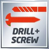 EINHELL Power X-Change Akku-Bohrschrauber TE-CD 18 Li E - Solo, 18Volt rot/schwarz, ohne Akku und Ladegerät