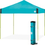 E-Z Up Faltzelt Pyramid 3x3m Color Splash, Pavillon hellblau, Rahmen Limeade