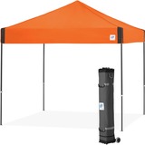 E-Z Up Faltzelt Pyramid 3x3m Color Steel Orange, Pavillon orange, Rahmen Steel Grey