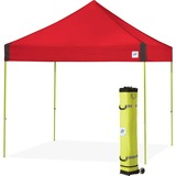 E-Z Up Faltzelt Vantage 3x3m Color Punch, Pavillon rot, Rahmen Limeade