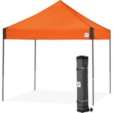 E-Z Up Faltzelt Vantage 3x3m Color Steel Orange, Pavillon orange, Rahmen Steel Grey