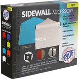 E-Z Up Seitenwand Angle leg, Punch, Seitenteil rot, 3x3 Meter