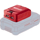 Einhell Power USB Akku Adapter rot, EIN-4514120