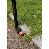 Fiskars Rasenkantenschere Servo-System GS46, Grasschere schwarz, mit Stiel