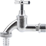 GARDENA Messing-Wasserhahn 1/2" chrom, für 13mm-Schläuche